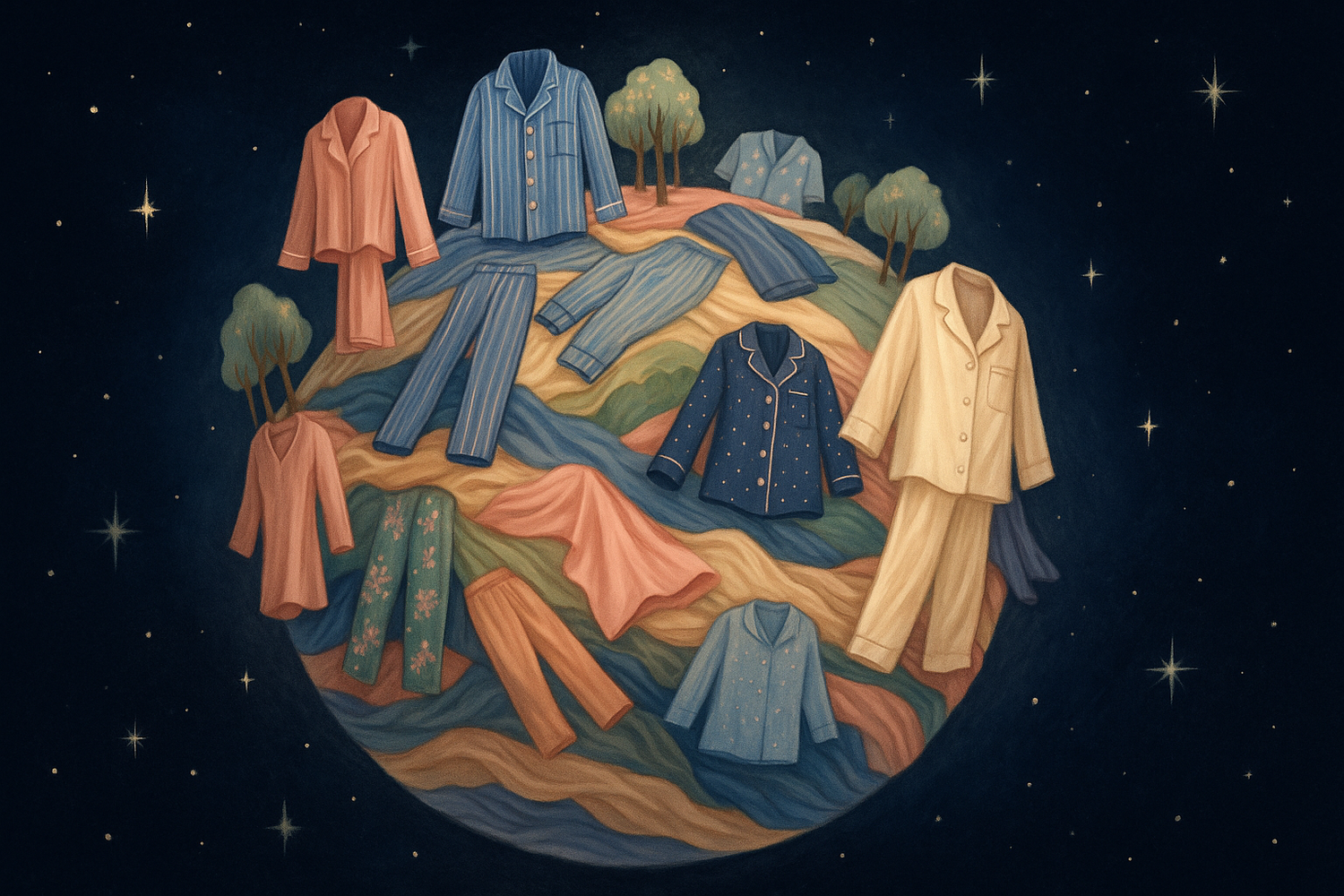 a planet full of good quality pysjamas